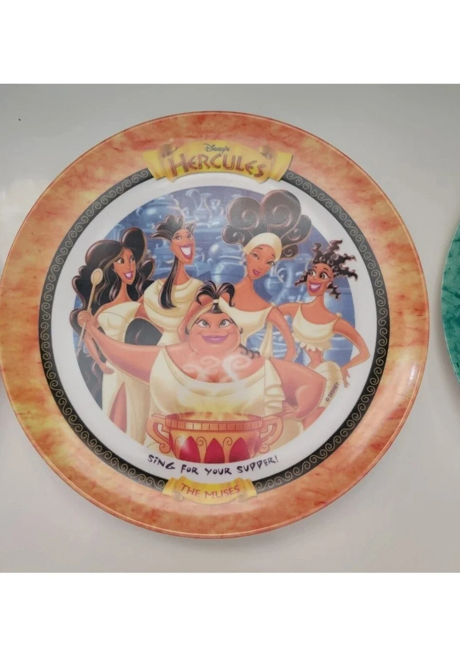 Disney Mcdonalds Hercules Character Dinner Plates - Assorted Color Set